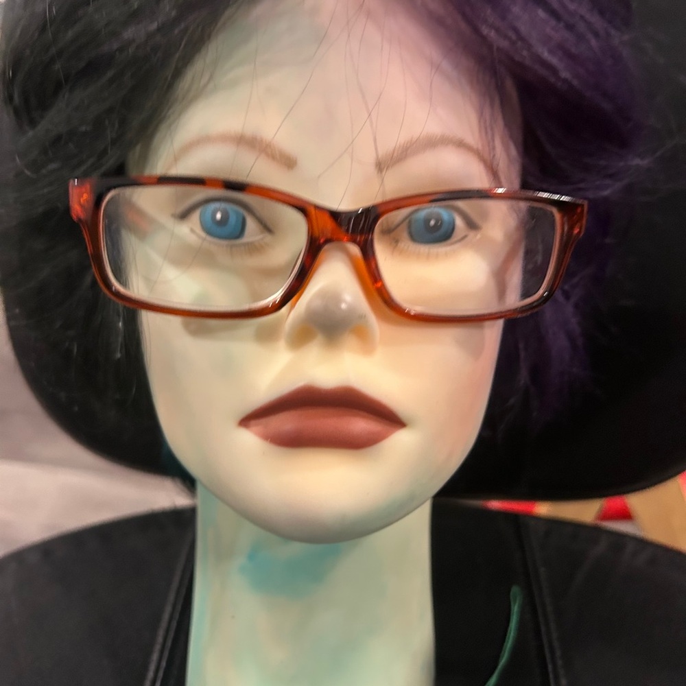 Tortoise Shell Rectangle Reading 2.75 Glasses - image 1